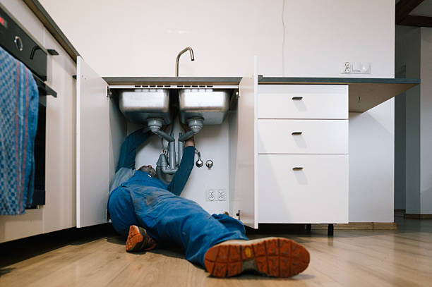 Professional Drain Cleaning technician working in Kennard, IN
